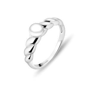 Inel argint cu perla naturala alba Braid DiAmanti SK24227R_W-G (Argint 925‰ 2 g.)